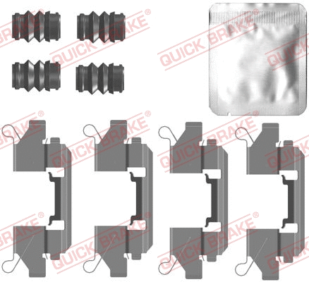 Accessory Kit, disc brake pad (109-0111)
