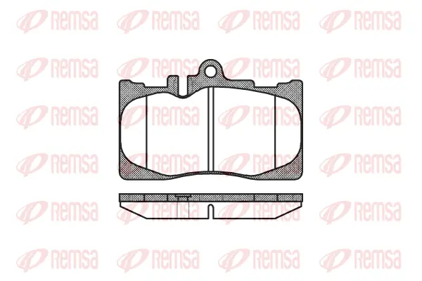 Brake Pad Set, disc brake (0890 00)