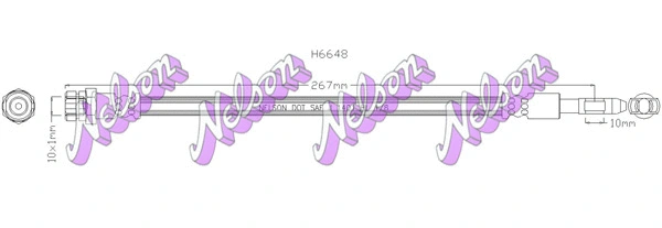 Brake Hose (H6648)
