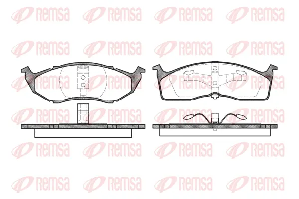 Brake Pad Set, disc brake (0610 00)