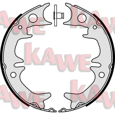 Brake Shoe Set, parking brake (08380)