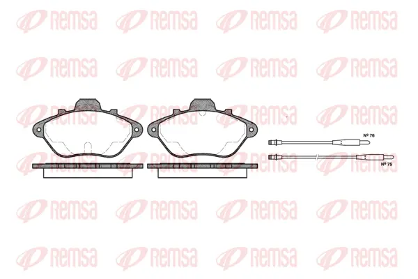 Brake Pad Set, disc brake (0310 04)