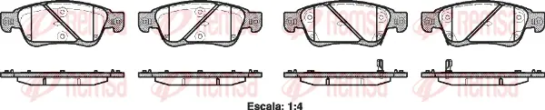 Brake Pad Set, disc brake (1273 02)
