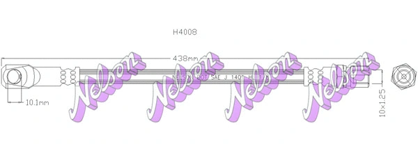 Brake Hose (H4008)