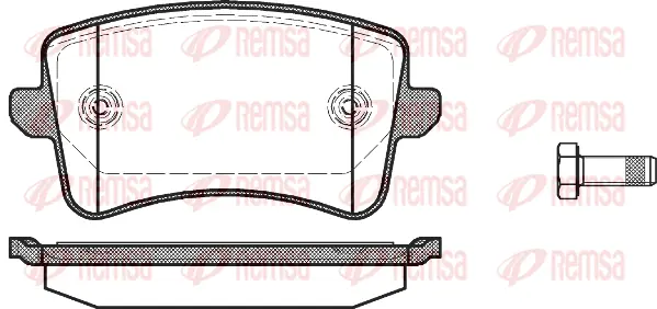 Brake Pad Set, disc brake (1343 00)