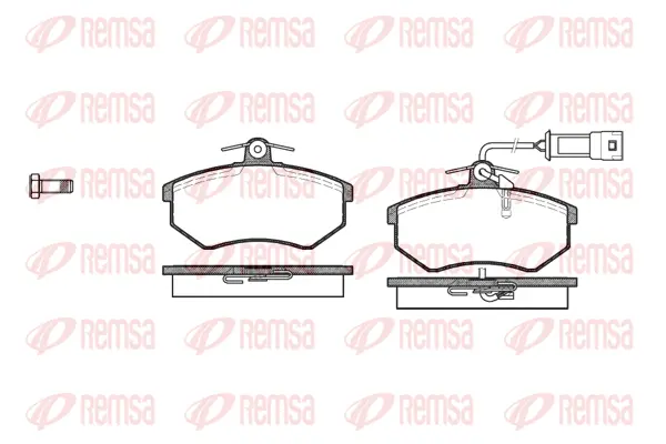 Brake Pad Set, disc brake (0134 02)