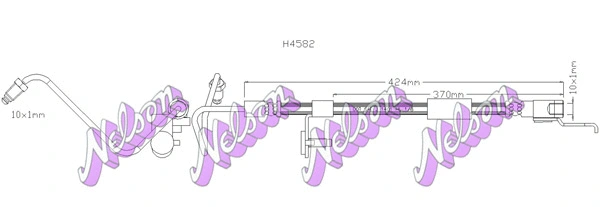 Brake Hose (H4582)