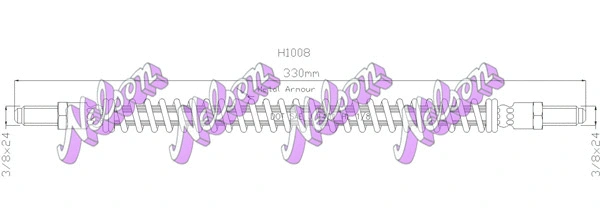 Brake Hose (H1008)