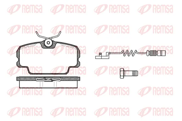 Brake Pad Set, disc brake (0145 02)