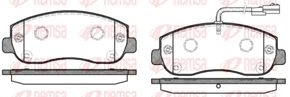 Brake Pad Set, disc brake (1449 01)