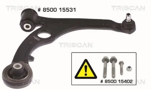 Control/Trailing Arm, wheel suspension (8500 15531)