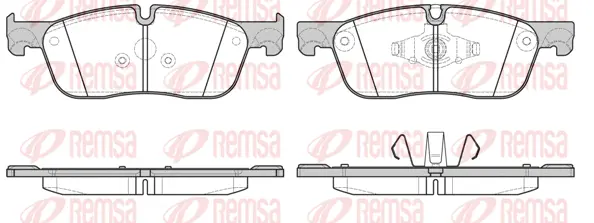 Brake Pad Set, disc brake (1633 00)