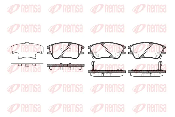 Brake Pad Set, disc brake (1139 02)