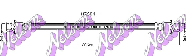 Brake Hose (H7684)