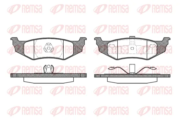 Brake Pad Set, disc brake (0482 40)