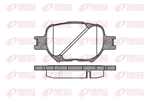 Brake Pad Set, disc brake (0742 00)