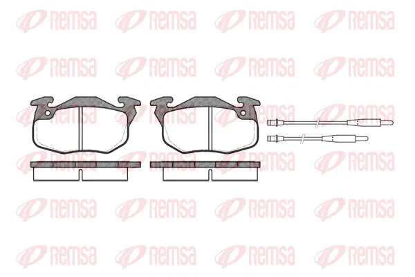 Brake Pad Set, disc brake (0192 34)