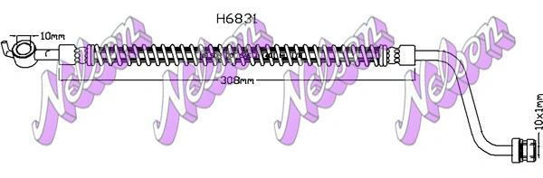 Brake Hose (H6831)