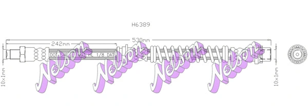 Brake Hose (H6389)