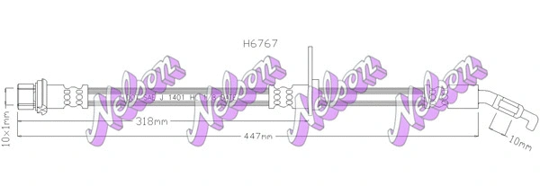 Brake Hose (H6767)