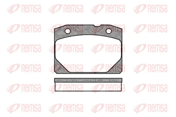 Brake Pad Set, disc brake (0080 00)