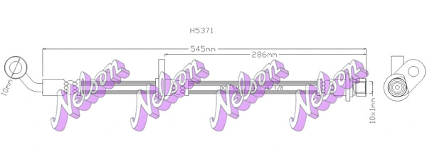 Brake Hose (H5371)