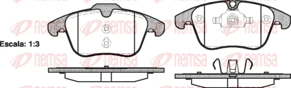 Brake Pad Set, disc brake (1219 00)