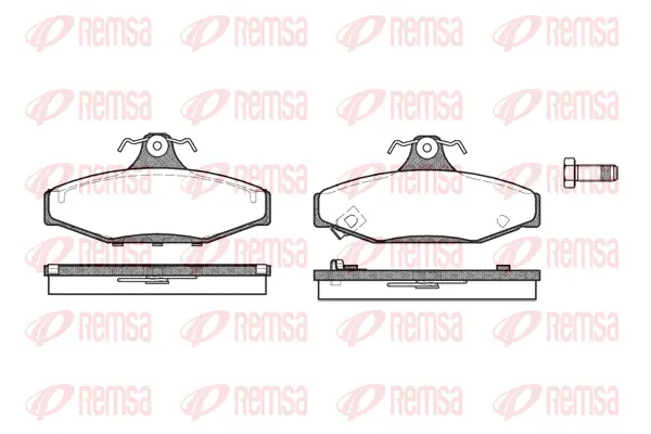 Brake Pad Set, disc brake (0335 02)