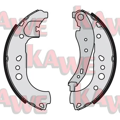 Brake Shoe Set (01181)