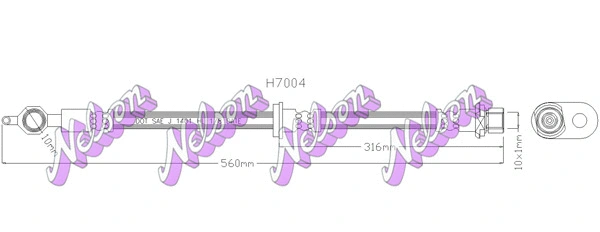 Brake Hose (H7004)