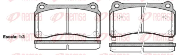 Brake Pad Set, disc brake (1427 02)