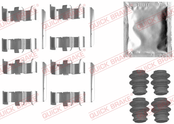 Accessory Kit, disc brake pad (109-1831)