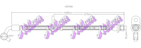Brake Hose (H5998)