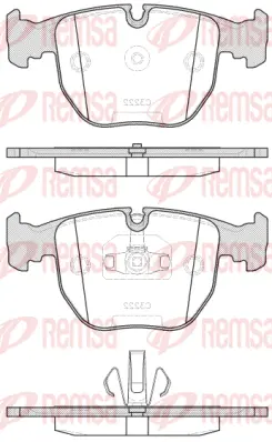 Brake Pad Set, disc brake (0596 20)