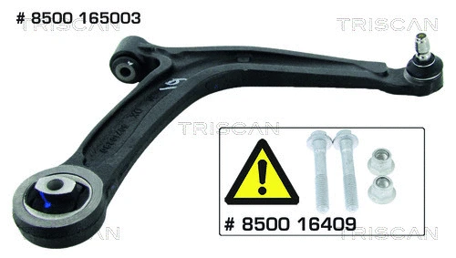 Control/Trailing Arm, wheel suspension (8500 165003)