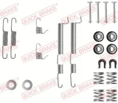 Accessory Kit, brake shoes (105-0765)