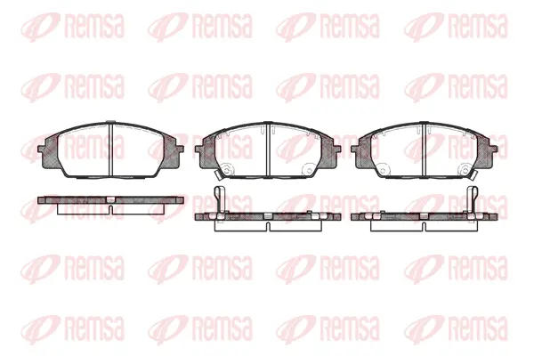 Brake Pad Set, disc brake (0735 02)