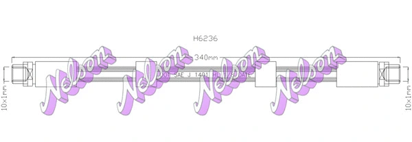 Brake Hose (H6236)