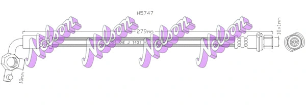 Brake Hose (H5747)
