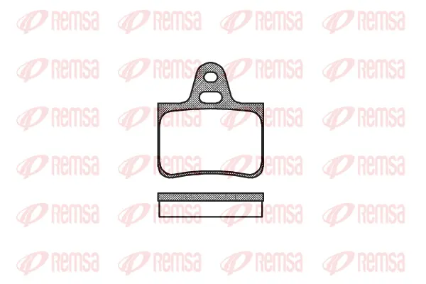 Brake Pad Set, disc brake (0076 00)