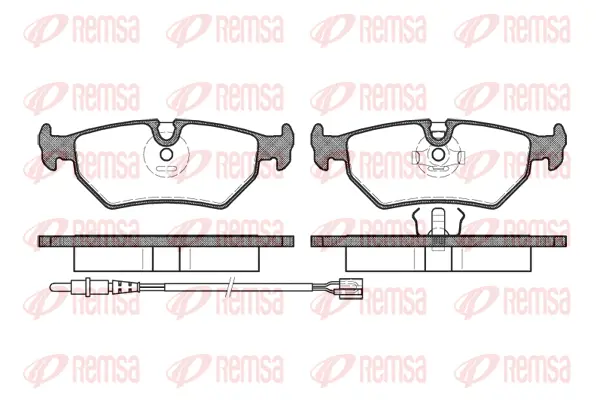 Brake Pad Set, disc brake (0265 32)
