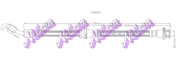 Brake Hose (H5820)