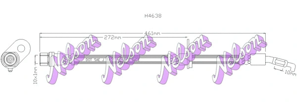 Brake Hose (H4638)
