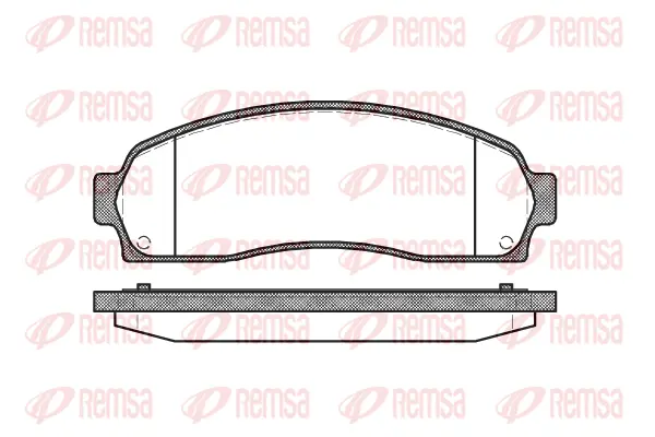 Brake Pad Set, disc brake (0805 00)