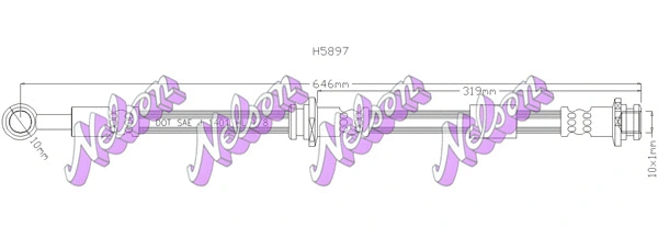 Brake Hose (H5897)