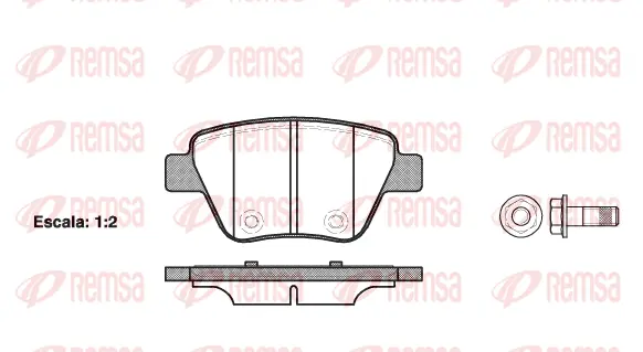 Brake Pad Set, disc brake (1420 00)