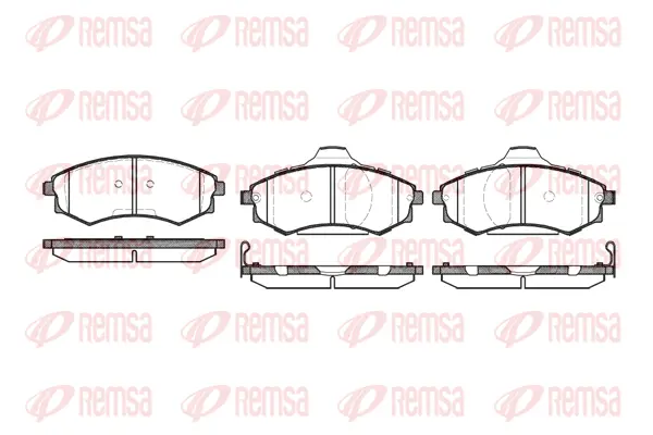 Brake Pad Set, disc brake (0318 05)