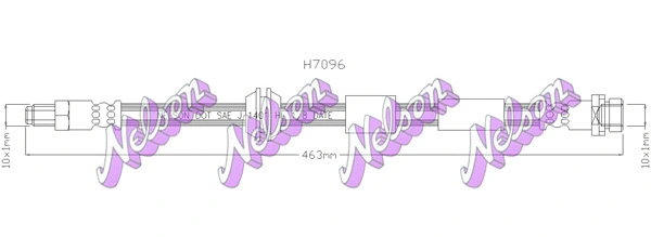 Brake Hose (H7096)