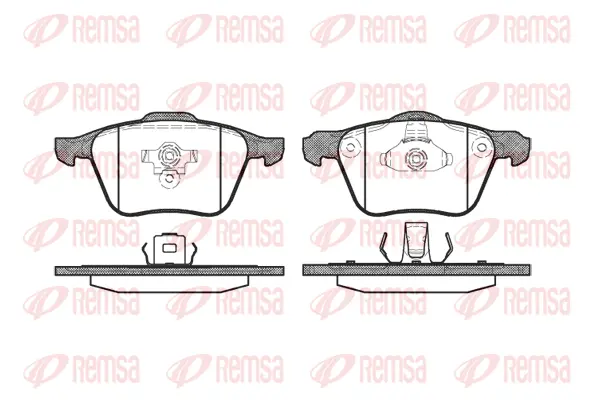 Brake Pad Set, disc brake (1070 00)