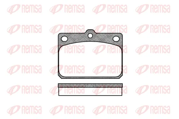 Brake Pad Set, disc brake (0079 00)